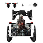 Newseego for Mobile Game Controllers, Finger Triggers for Mobile Phone, Sensitive Shoot Controller Joysticks Gamepad for Rules of Survival/PUBG (3 in 1 Portable Gamepad + 1 Pair Finger Triggers + Phone Joysticks Replacement Set)
