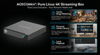Aceconn 4K Linux Smart TV Box | Dual WiFi | HEVC VP9 | OTT Streaming Device with Remote