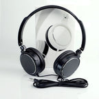 Universal Foldable Over-Ear Wired Headphones – HiFi Stereo Sound, 3.5mm Jack, Portable Headset