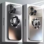 New Luxury Glass Camera for Magesafe Magnetic Wireless Charge Case for IPhone 17 13 12 11 Pro Max 16 15 14 Plus Shockproof Cover