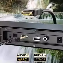 Dolby Atmos Soundbar 2.1 Channel Bluetooth 5.3 TV Sound Bar with Subwoofer Smart Home Audio System