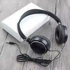 Universal Foldable Over-Ear Wired Headphones – HiFi Stereo Sound, 3.5mm Jack, Portable Headset