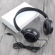Universal Foldable Over-Ear Wired Headphones – HiFi Stereo Sound, 3.5mm Jack, Portable Headset